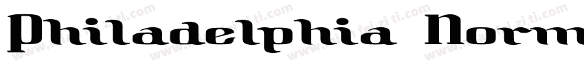 Philadelphia Normal字体转换